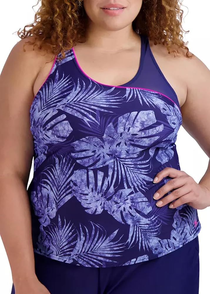 Amazon.com: ZeroXposur Womens Stylish Plus Size Highline Tankini