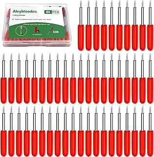 50PCS Replacement Cutting Blades Compatible with Cricut Explore Air/Air 2/Air 3/, Standard Fine Point Blade Compatible with Cricut Maker/Maker 3/Expression Machines, Cutting Most General Material