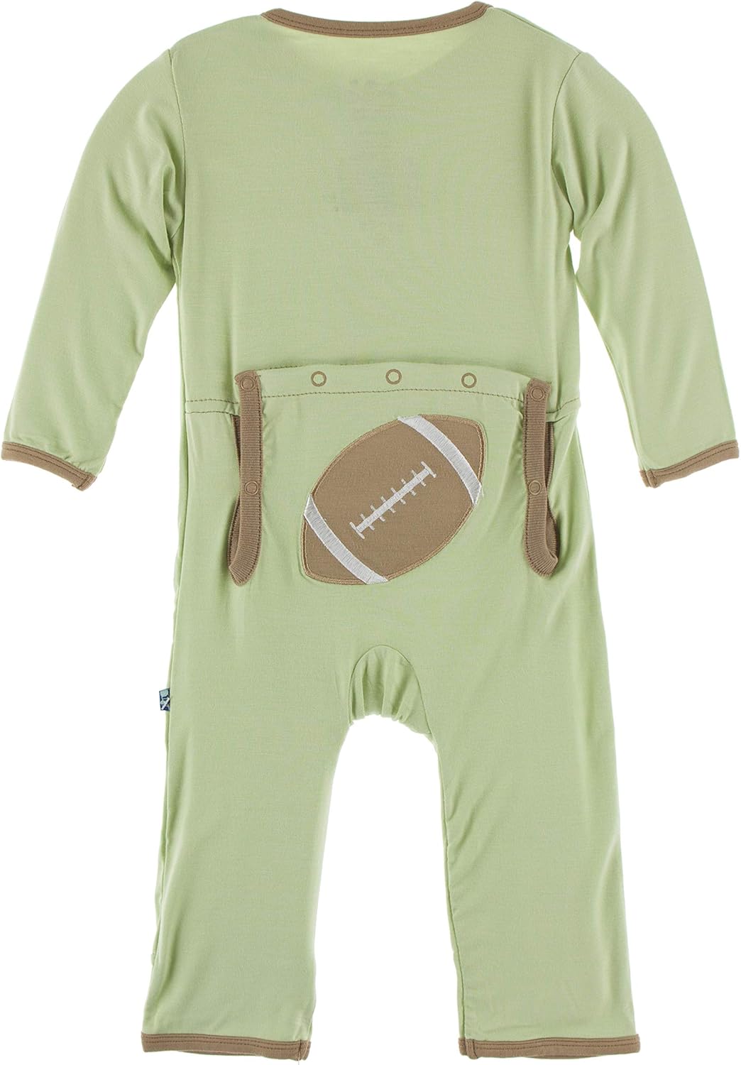 KicKee Pants Applique Coverall Baby One Pieces, Baby Romper, Back Flap One Piece