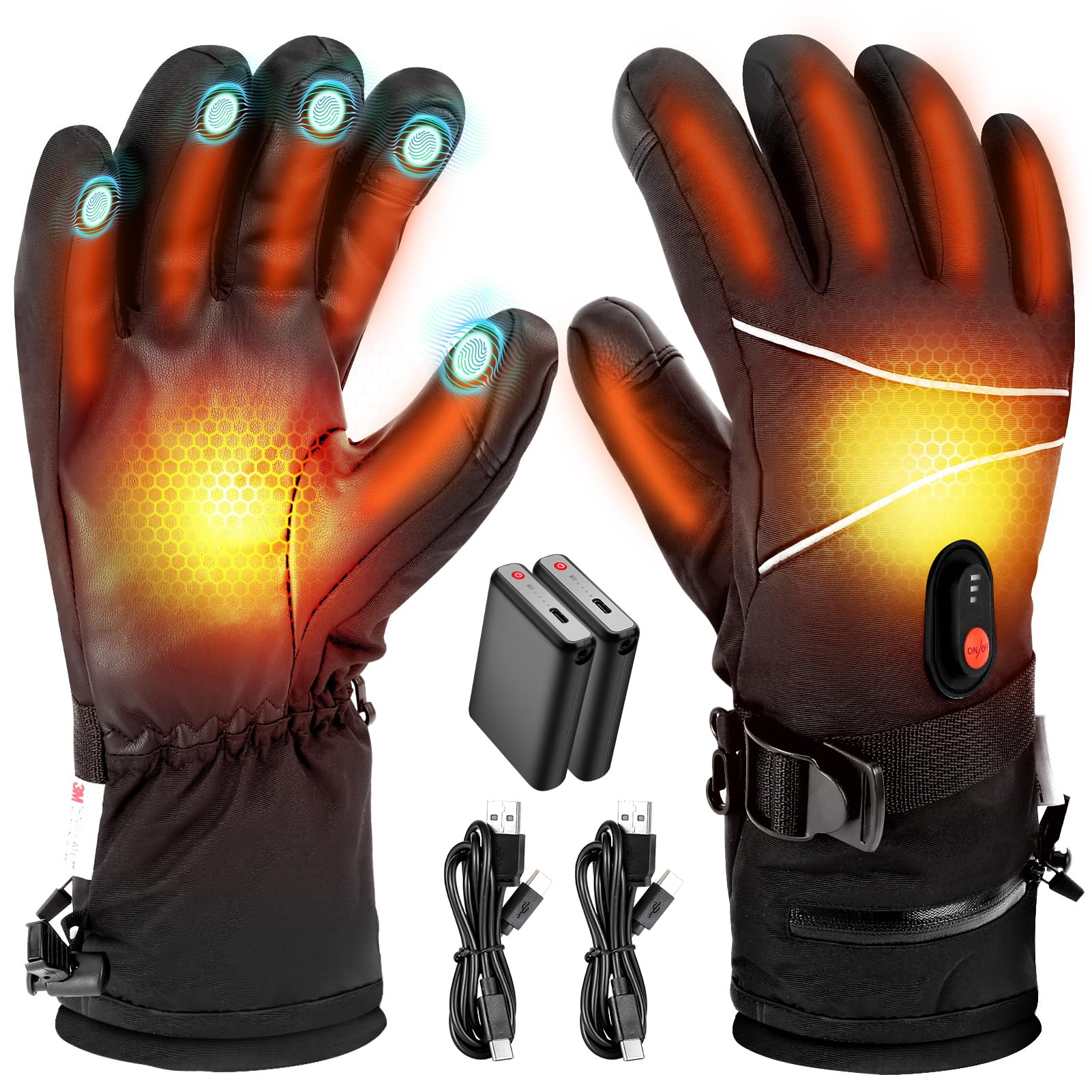 Heated Gloves Electric Heated Motorcycle Gear ANTARCTICA GEAR