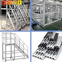 Vista 3 de Extrusión de Aluminio con Ranura en T 20100 para Piezas de Impresora 3D y CNC DIY Plateada 500mmX2