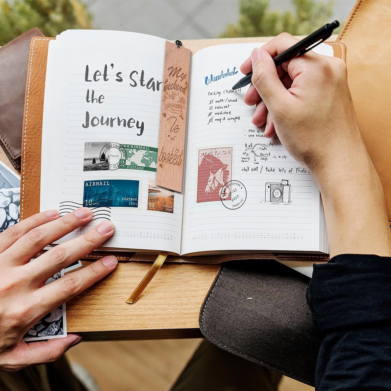 Book Club Gifts Bulk For Book Lovers Bookworms Nerd Readers Friend Men Or Women,Valentines Day Gifts 6 PCS Book Theme 16 OZ Glass Cups,Wooden Bookmark With Box,Cool Book Stuff Appreciation Basket - Image 5