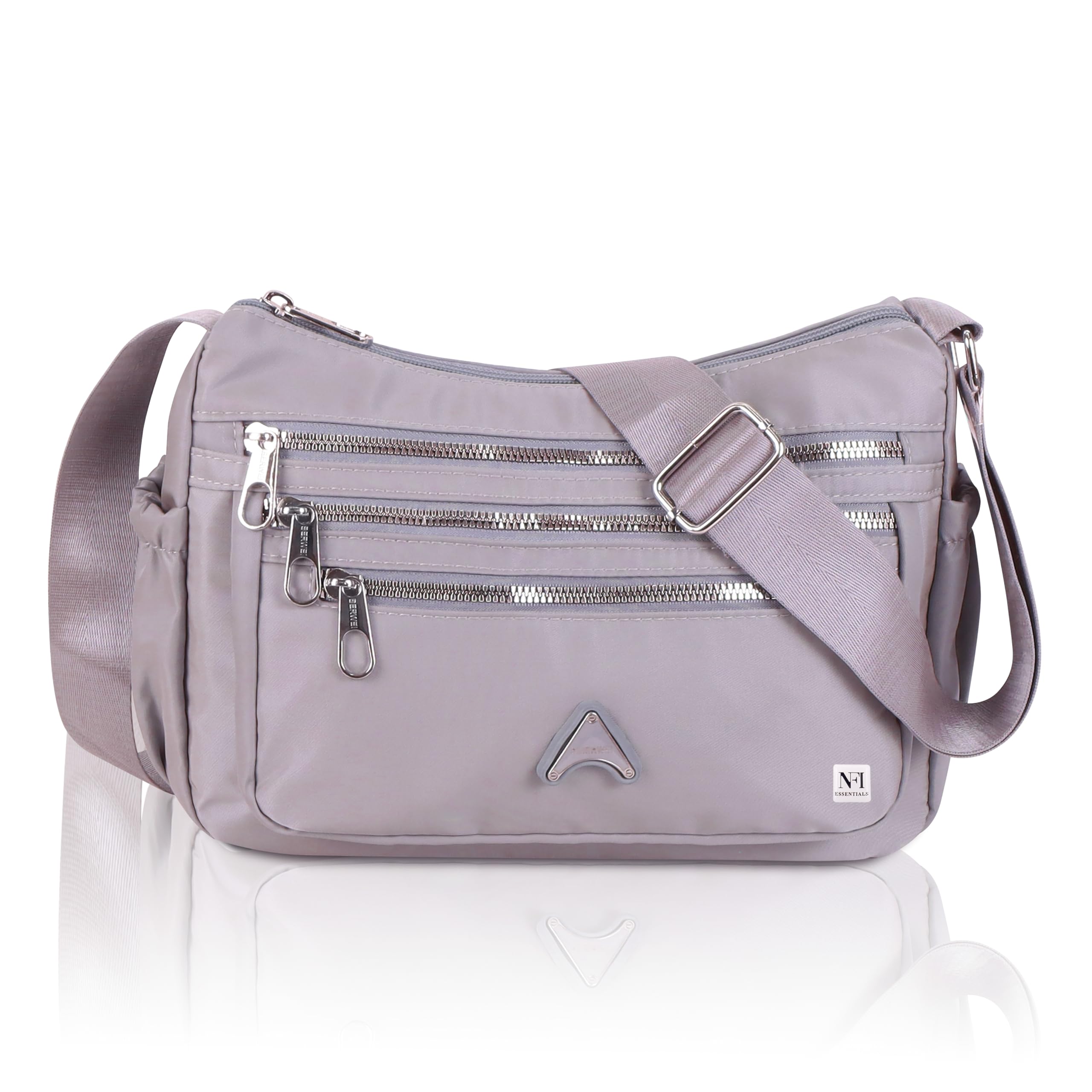 nfi essentials Crossbody Bag for Women, Multi-Layer Stylish Sling Bag for Girls, Nylon Shoulder Bag Purse for Ladies, Multi Pocket Travel Massenger Bag for Woman Latest-picture-31