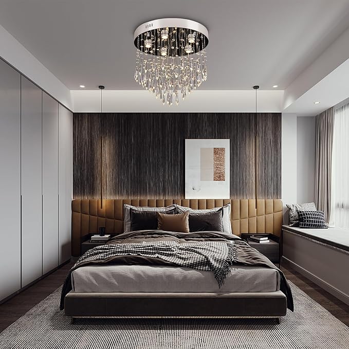 diisunbihuo Moderne verlichting K9 kristallen kroonluchter plafondlamp kroonluchter lampen sieraden druppelinbouwlamp LED plafondlamp voor eetkamer woonkamer hal photo 3