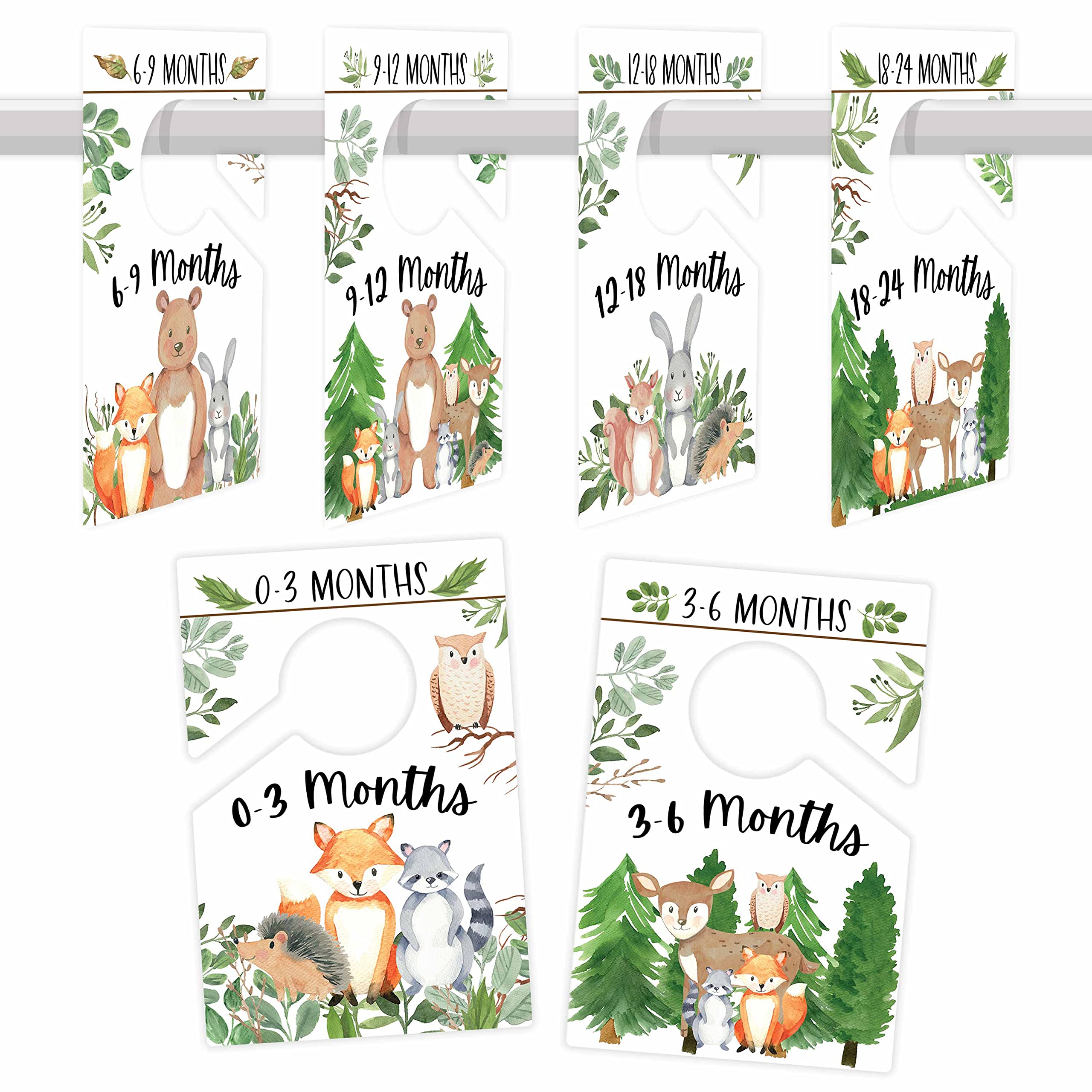 Organisateur de placard pour chambre d'enfant et bébé Woodland