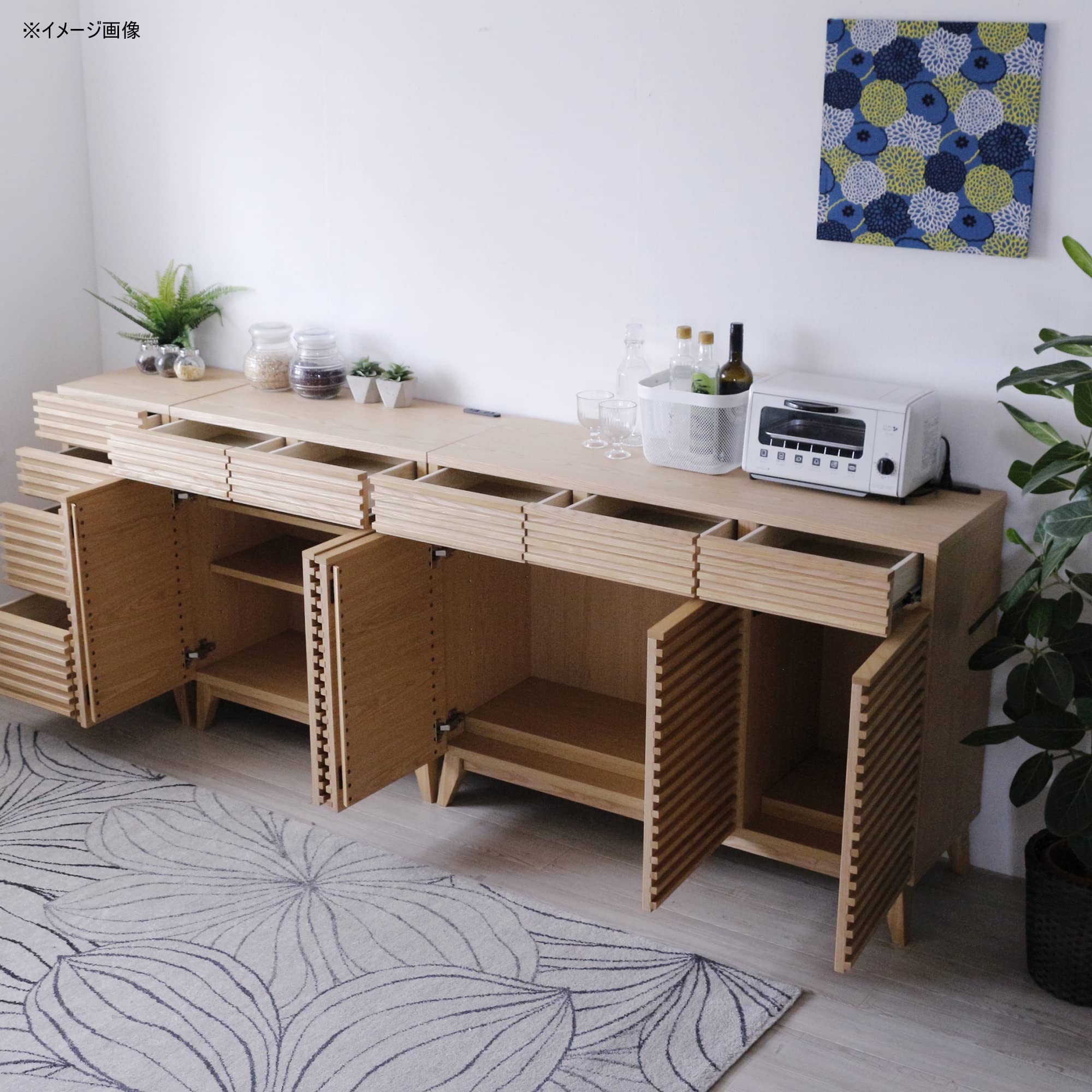 関家具　サイドボード Amazon.co.jp: 関家具(Sekikagu) 大川家具 サイドボード キャビネット