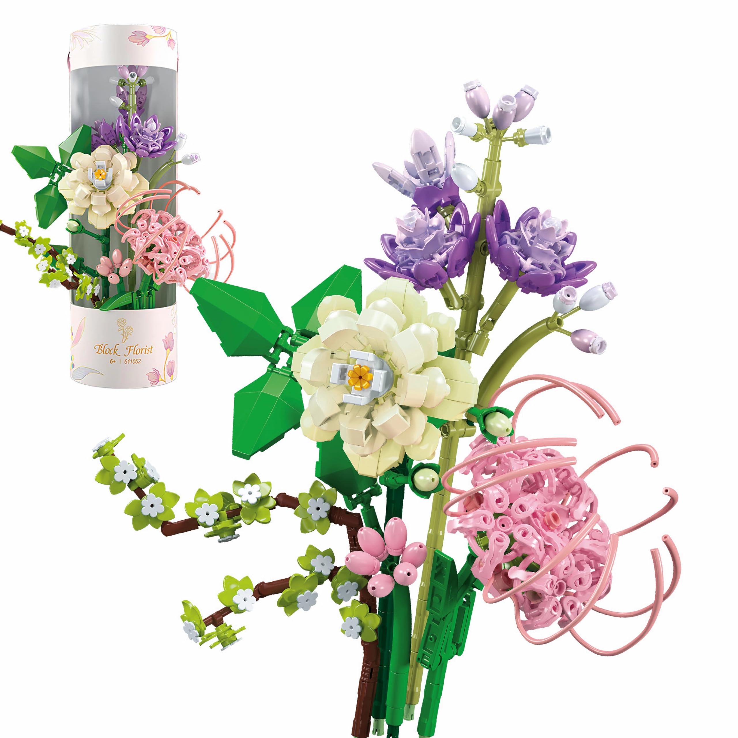 Amazon.co.jp: YuY LuoQI ユーヨ ロキ ブロック フラワーブーケ 花束