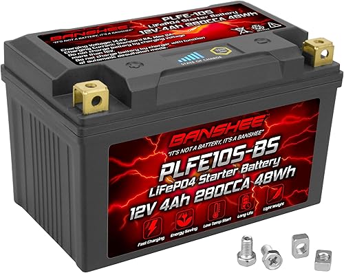 Banshee YTZ10S 12V 6AH LifePO4 Reemplazo de batería para motocicleta Honda CB500X, F 2013 500cc