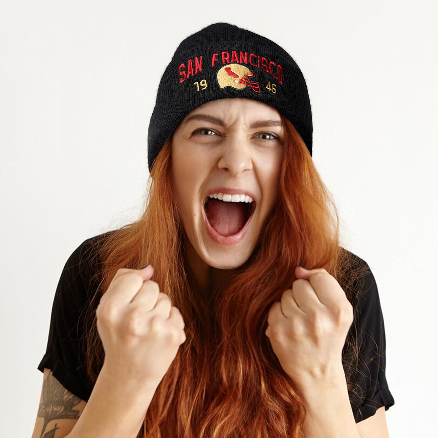 Sport Beanie for Men Women Apparel Gifts Costume Embroidered Beanie Gift for Men - Image 5