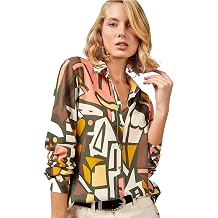 Blouses for Women Fashion, Long Sleeve Button Down Shirts Dressy Casual Tops
