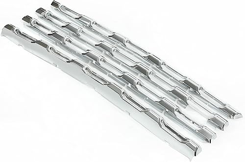 HECASA Inserto de rejilla compatible con Chevy Silverado 25003500 HD 2020-2023 para camión, cromado, revestimiento de plástico plateado