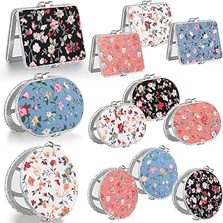 Blulu Espejo compacto de 24 piezas para bolso...