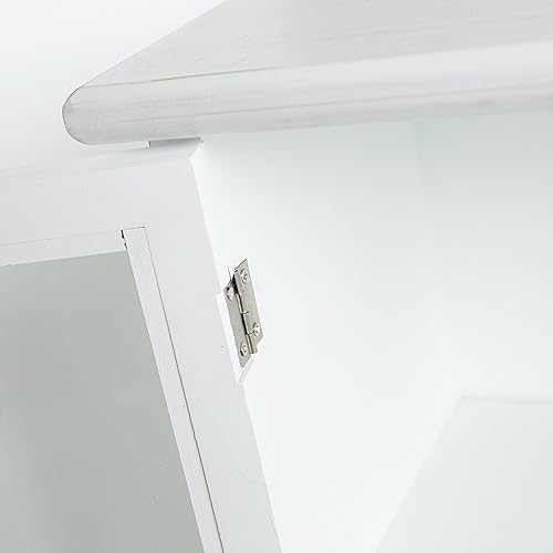 Miniatura 8 de COLLECTIVE HOME - Gabinete de almacenamiento, gabinete organizador de pared de 24 pulgadas, gabinete de baño de madera maciza con 2 puertas, ya