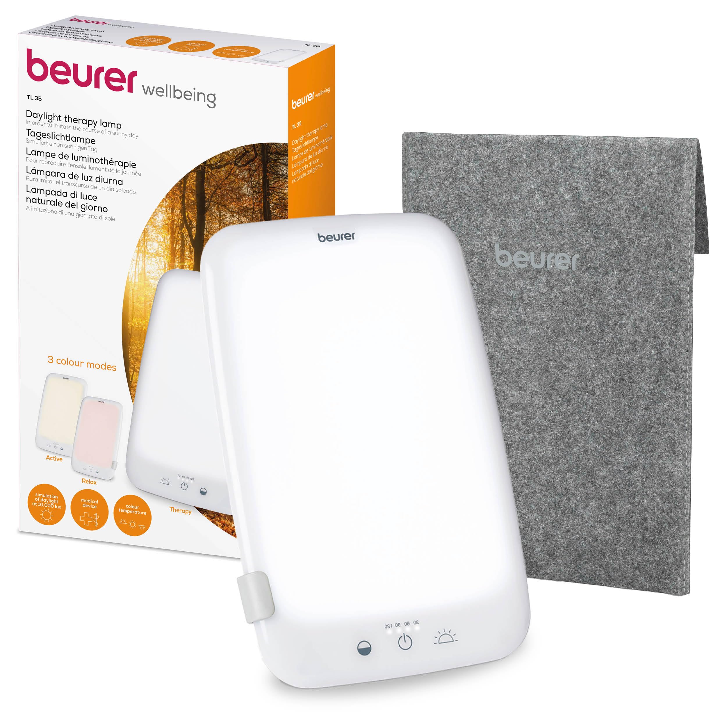 Silvergear Daglichtlamp voor lichttherapie, 10.000 lux, 5