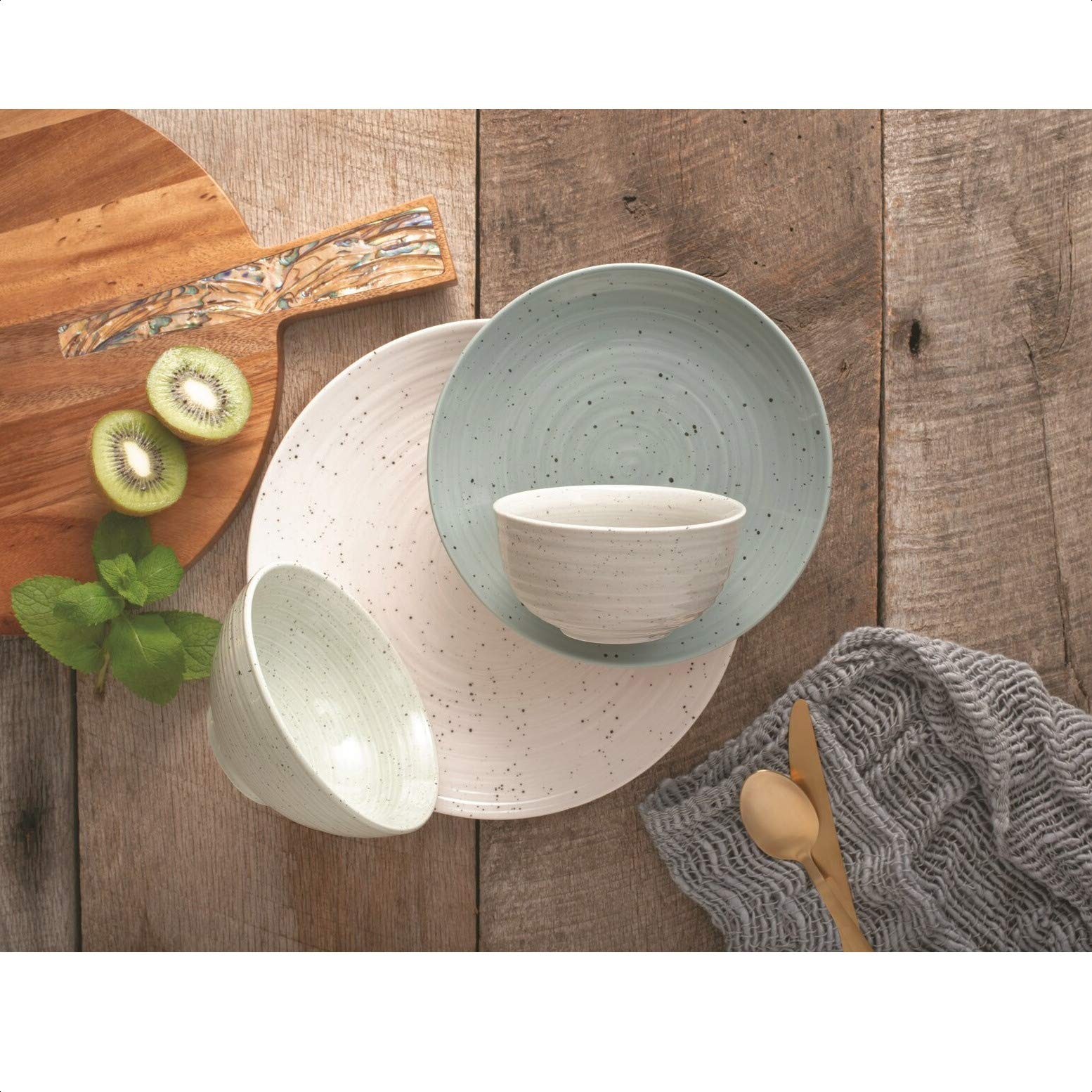 Siterra 16 Piece Dinnerware Set, Service for 4