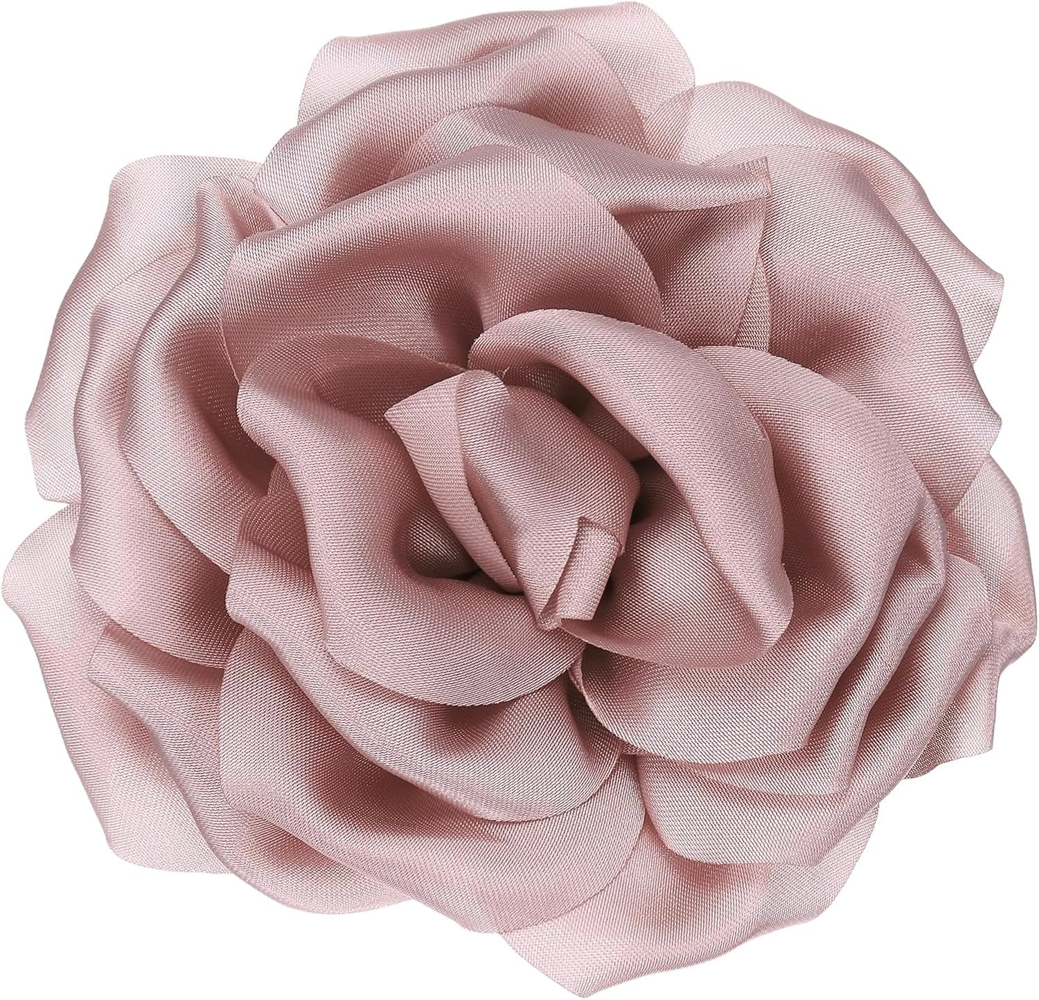 PATIKIL Silk Satin Flower Brooch Pin, Large Peony Floral Lapel Pin