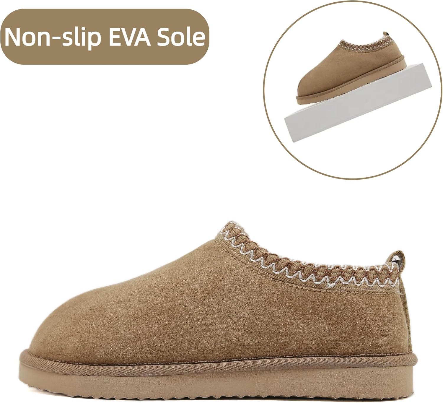 SMajong Women's Slippers Mens Platform Mini Boots Fuzzy House Slipper Fur Fleece Winter Home Shoes Indoor and Outdoor - Image 7