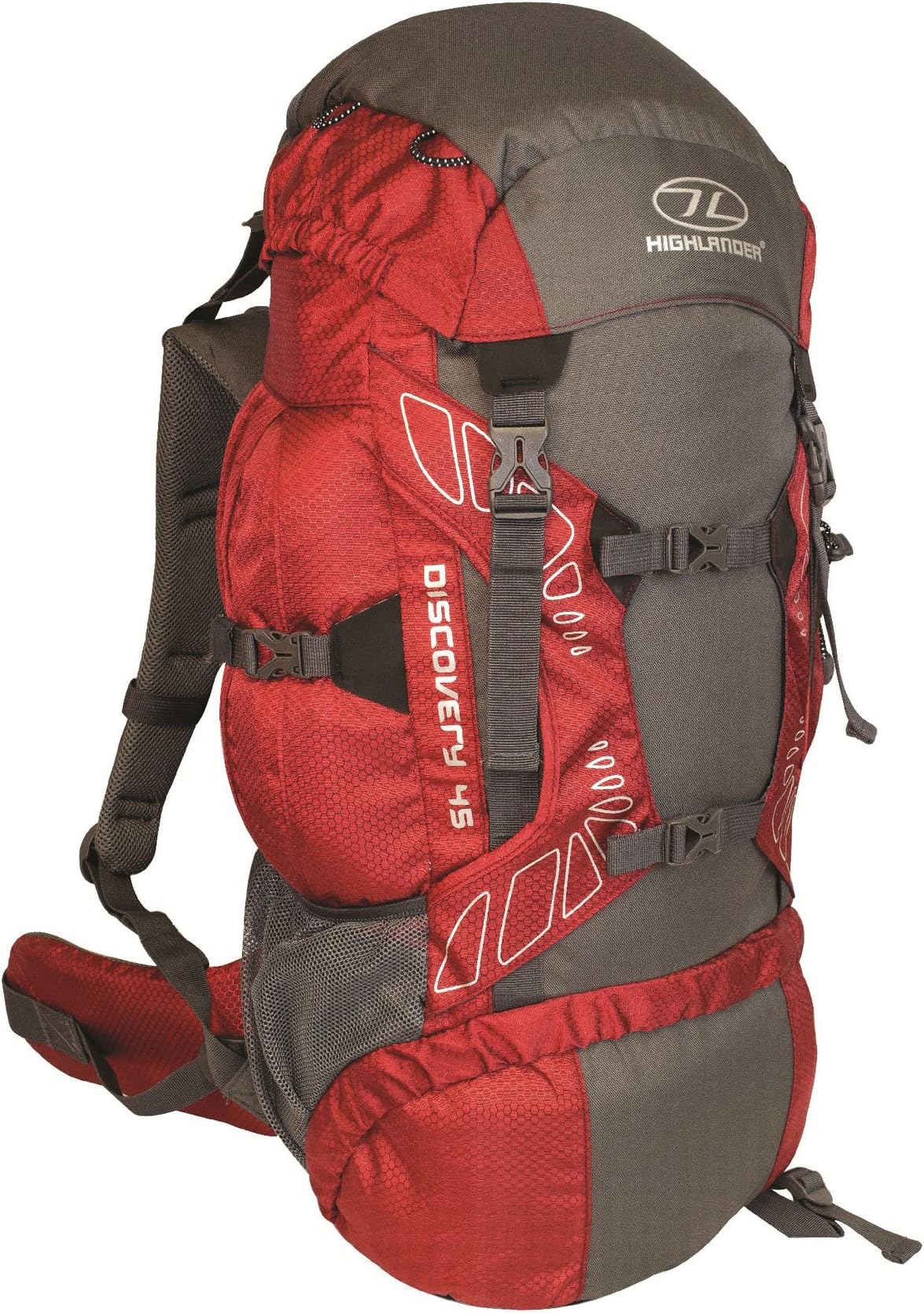 45L Discovery Rucksack by Highlander – Lightweight Hiking Backpack with Waterproof Cover