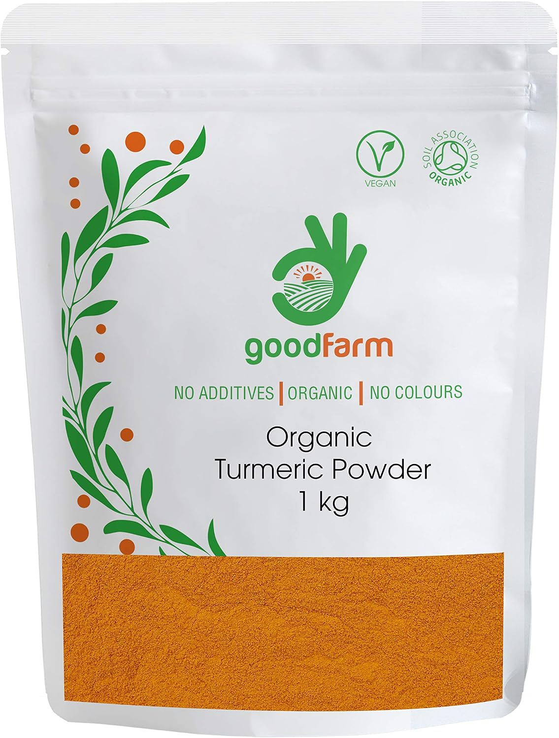GoodFarm Organic Turmeric Powder 1000g - Premium Quality, Certified Organic, 1 kg (Pack of 1) - Image 3