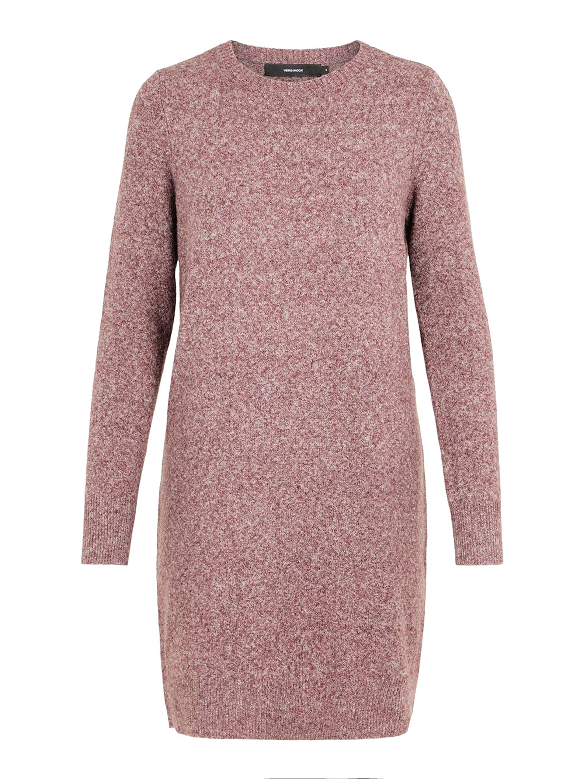 VERO MODA VMDoffy Women's Knitted Mini Dress, Crushed Berry Melange, S