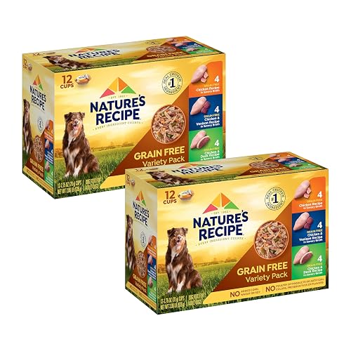 Nature’s Recipe Grain Free Chicken Recipe, Chicken & Venison Recipe
