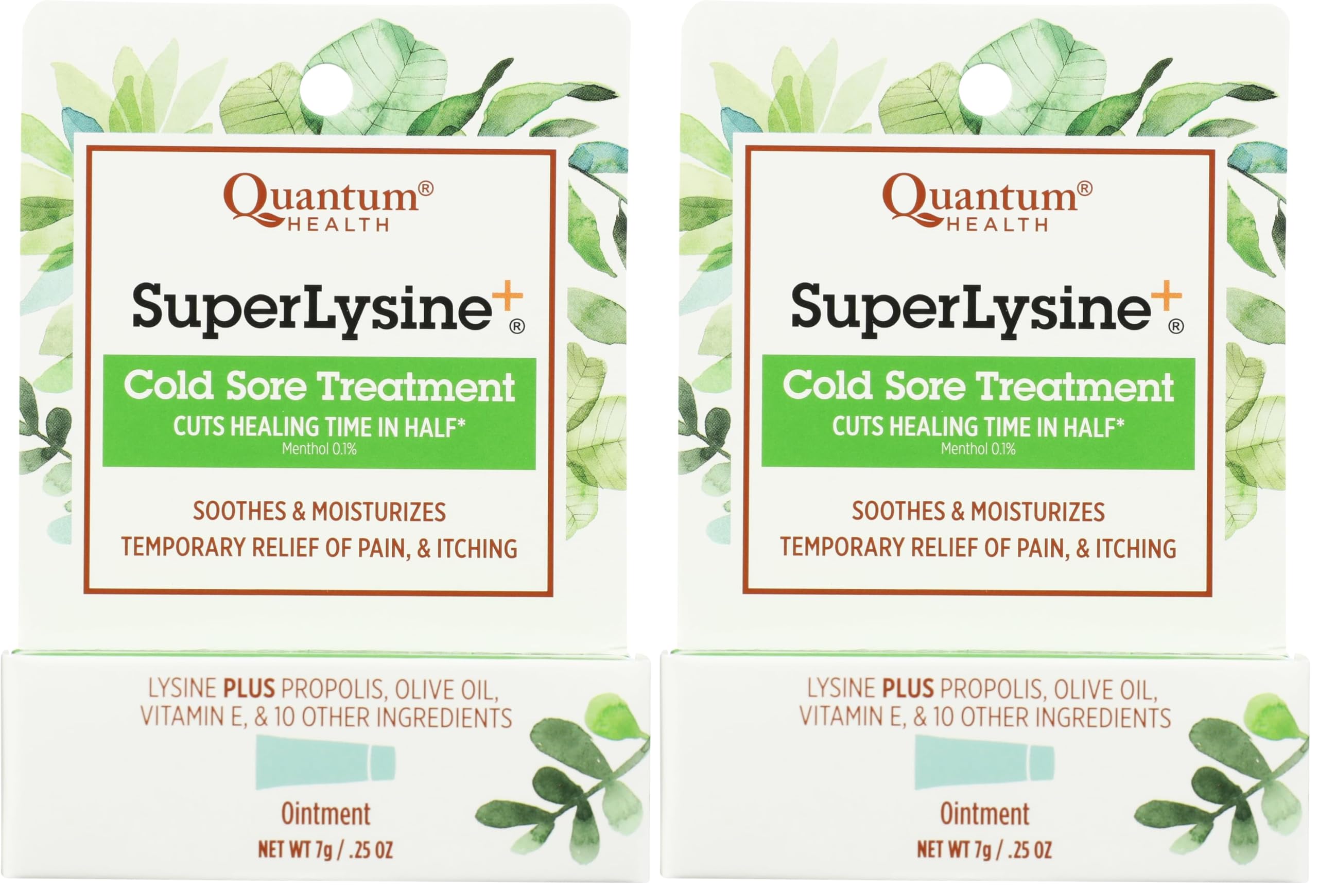Quantum SuperLysine+ Cold Sore Treatment Ointment|Relieves Pain, Burning, and Itching|Cuts Healing Time in Half|0.25 Ounce — Amazon image 4
