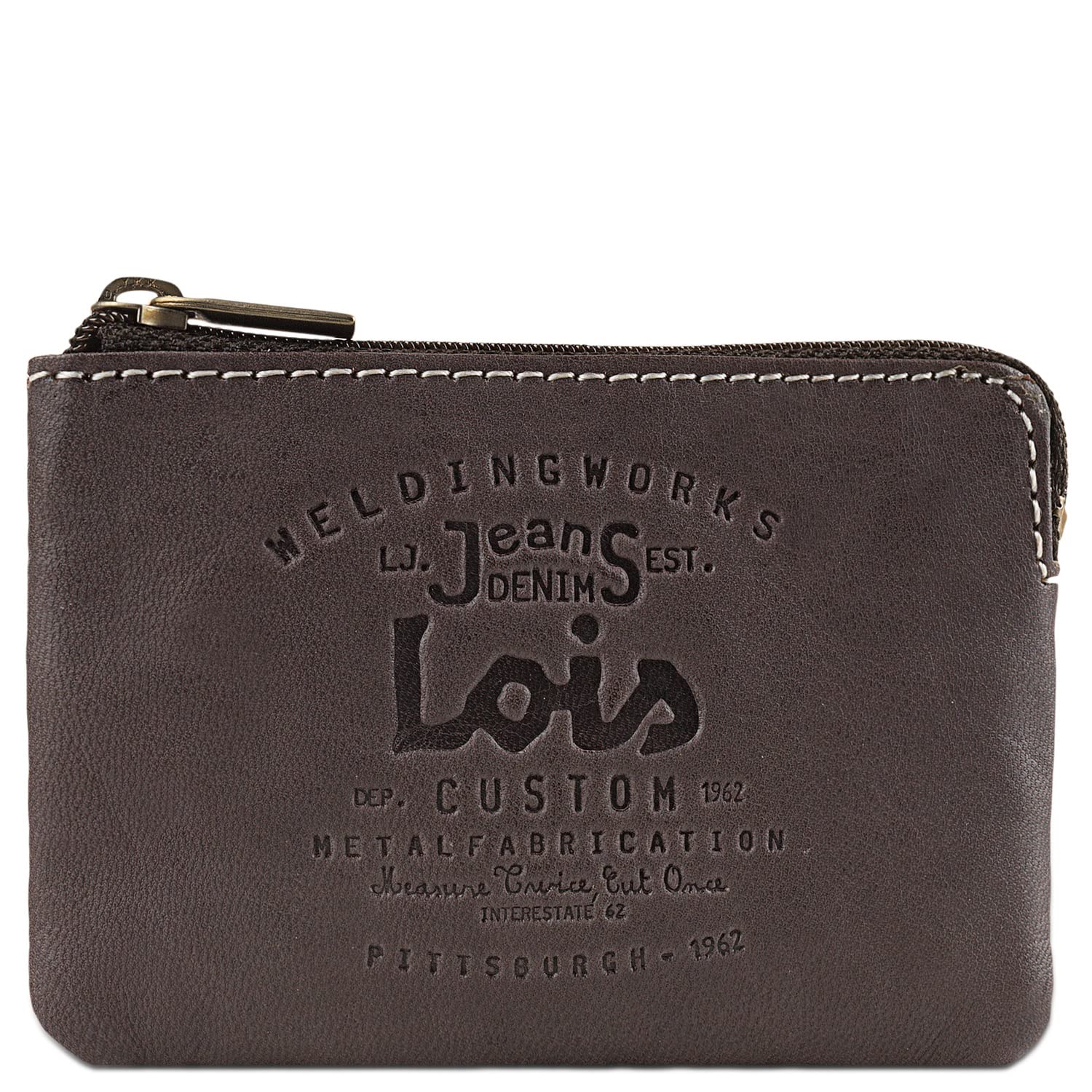 Lois - Porte-Monnaie Homme, Porte-Monnaie Homme Cuir Compact RFID pour Usage Quotidien, Petit Porte-Monnaie en Cuir Au Design Fonctionnel pour Pièces Et Essentiels