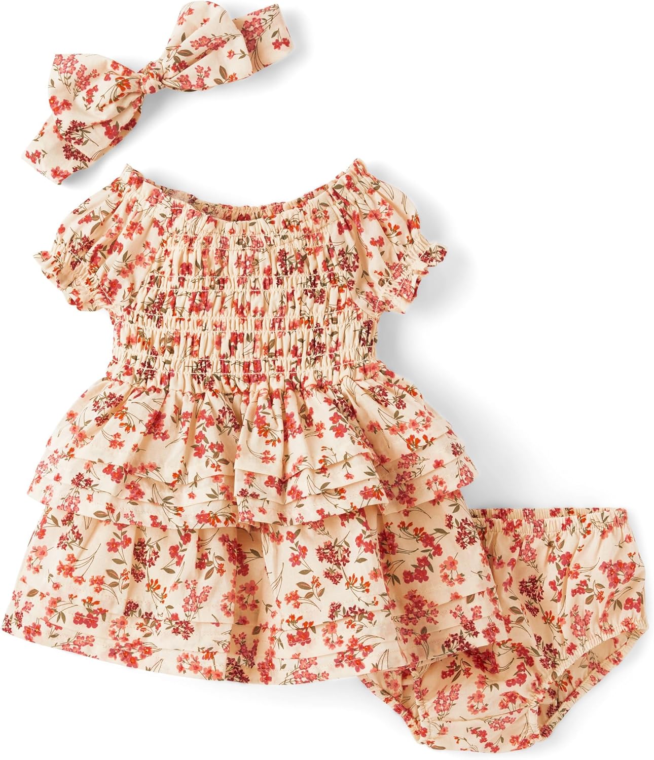 Gymboree Baby-Girls and Newborn Dress with Diaper Cover, 2 Piece Outfit