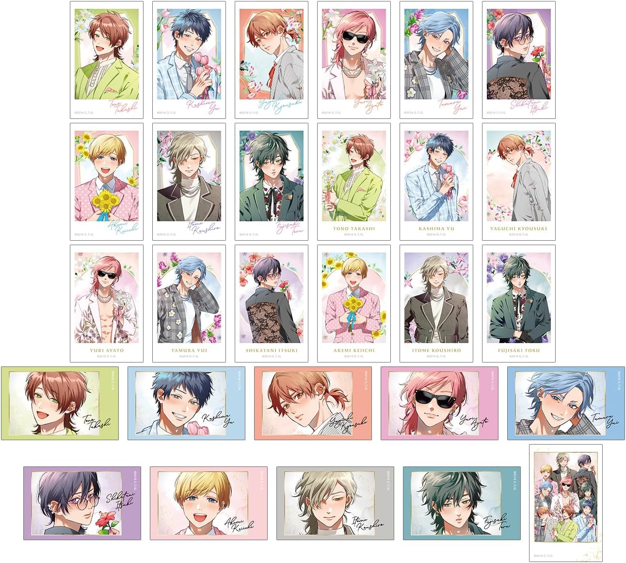 Yarichin Bichi Club Oketsunaka Sensei Illustrated Suit Ver. Trading Instant Camera Illustration Card Set of 2, Box of 14