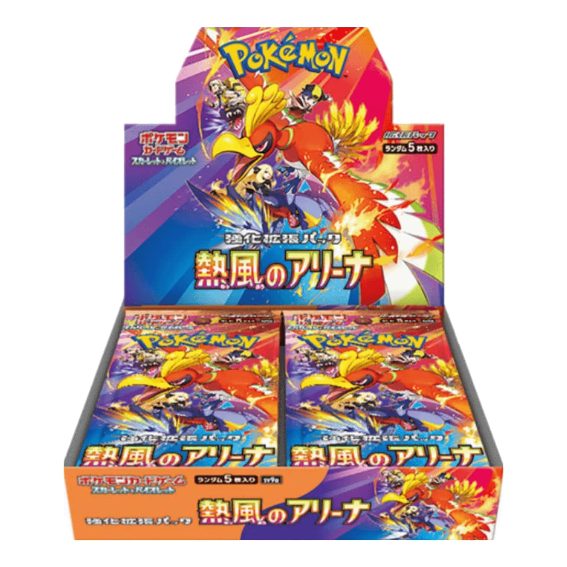 Heat Wave Arena Display/Booster Box Pokemon Card Game Scarlet & Violet Expansion - 30 Packs (Japanese) | Treasure Chest Shipping Protection