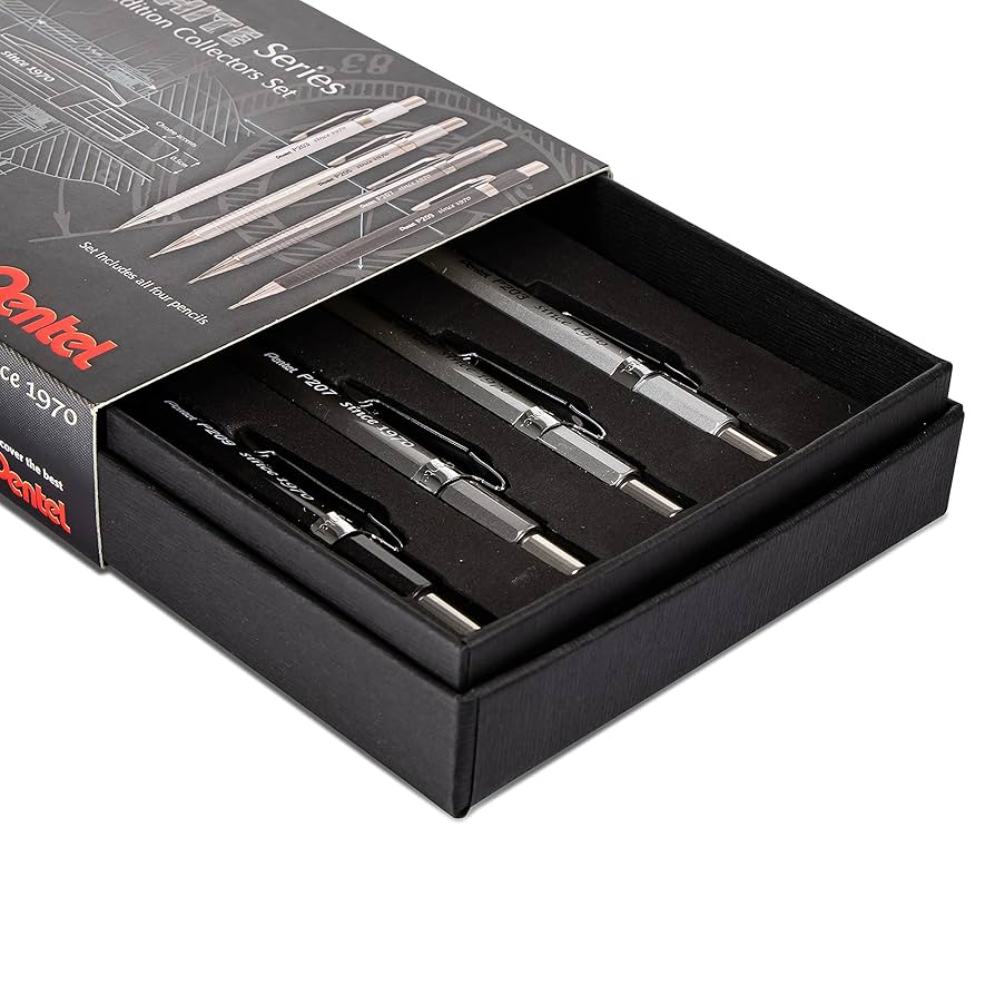 Amazon.com : Pentel Sharp Limited Edition, Graphite Gray Box