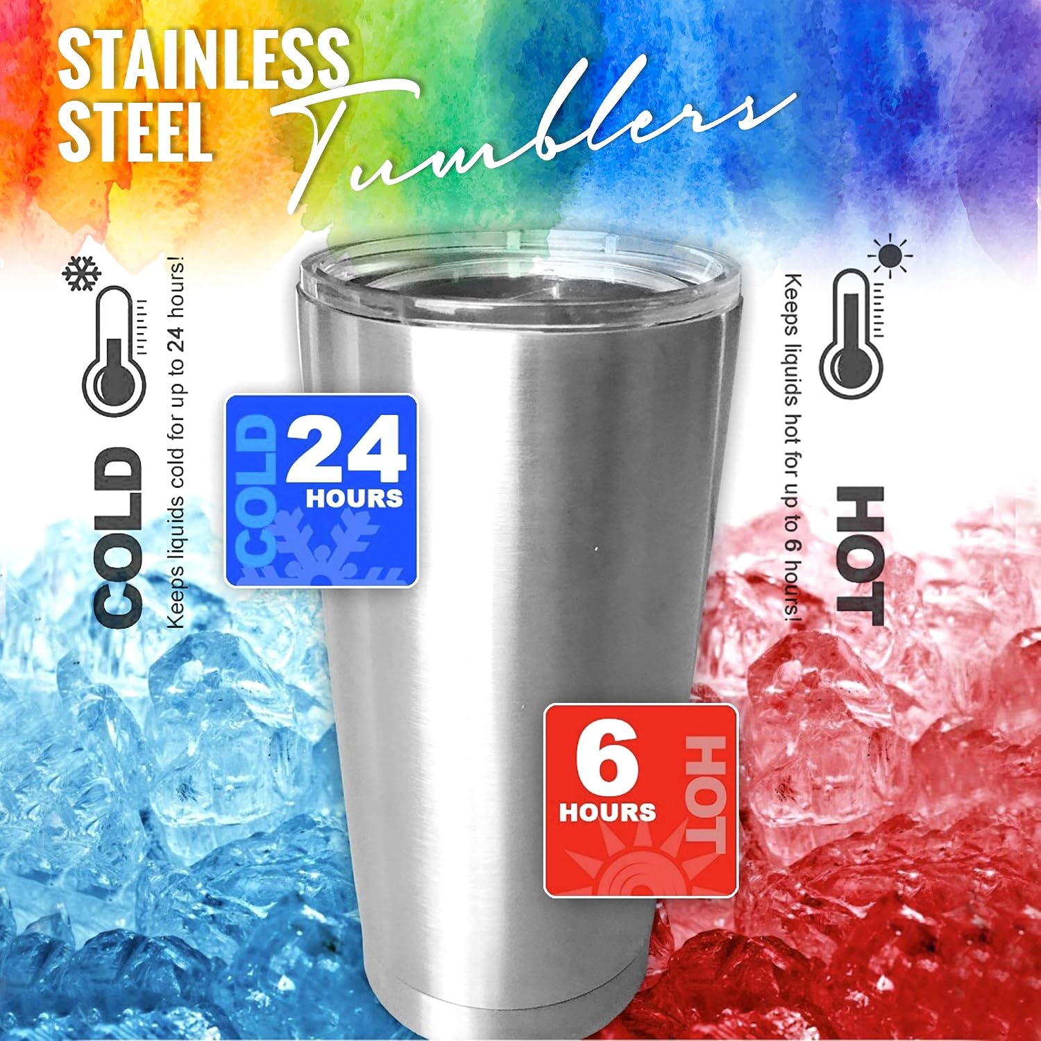 Epoxy Tumblers Kit with Glitter for Tumblers, Includes Clear Cast Epoxy for Tumblers, Silicone Epoxy Resin Brush, Glitter for Tumblers and Other Epoxy Tumbler Supplies