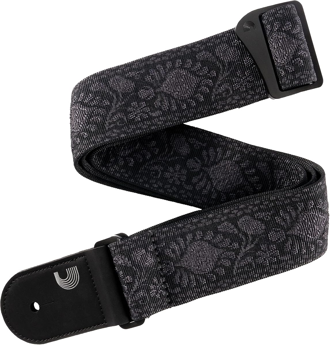 D'Addario Accessories Guitar Strap (50TB01), Black, Medium