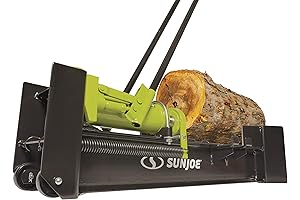 Sun Joe LJ10M 10-Ton Hydraulic, Manual Hydraulic Wood Splitter for Firewood