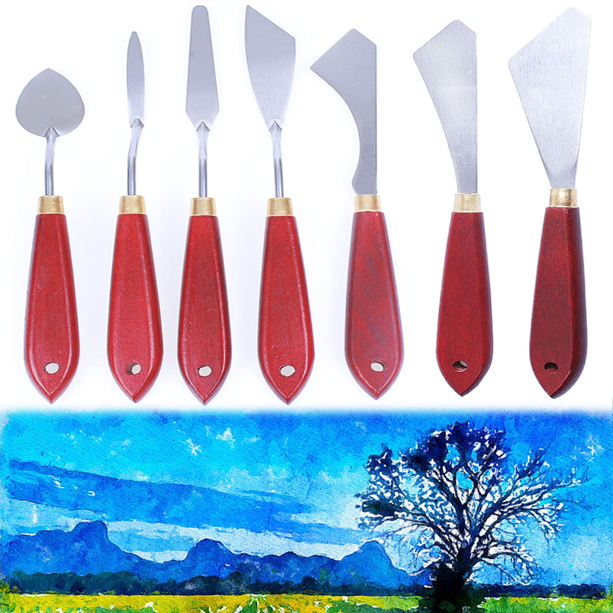 Coltello Da Pittura Liquitex Professionale N.08 | Metallo Spazzolato Antiruggine | Per Acrilici E Olio | Manico Ergonomico - Foto 2