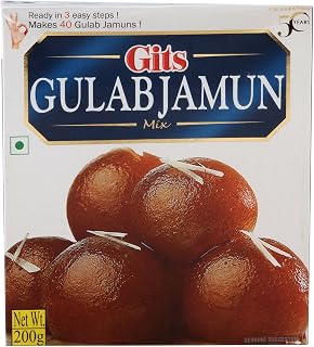 Gits Instant Gulab Jamun Dessert Mix, 200g with Free 50g