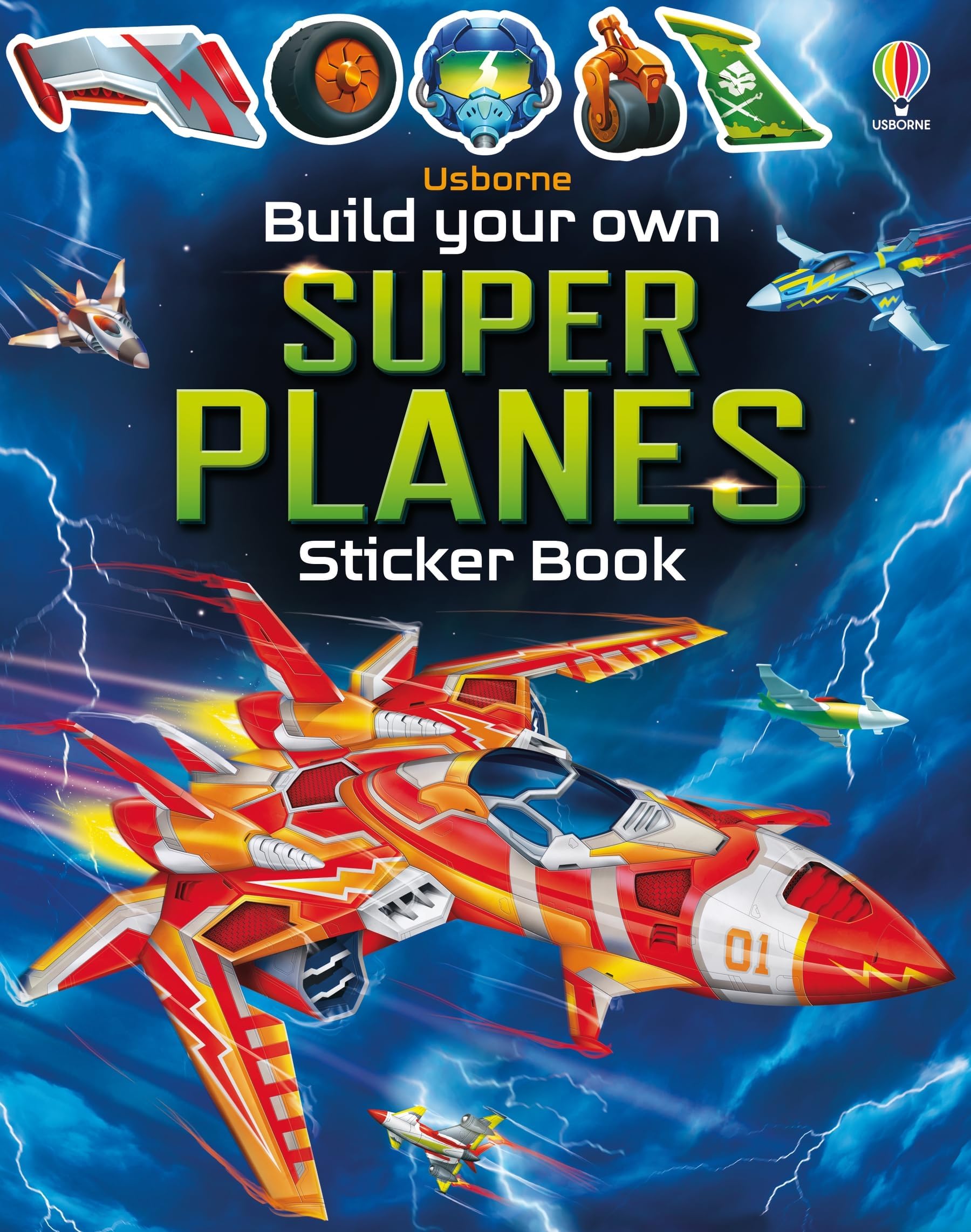 Build Your Own Super Planes: A Futuristic Sticker Book About Space Planes and Hypersonic Jets for Kids (Ages 5-8) (Build Your Own Sticker Book)