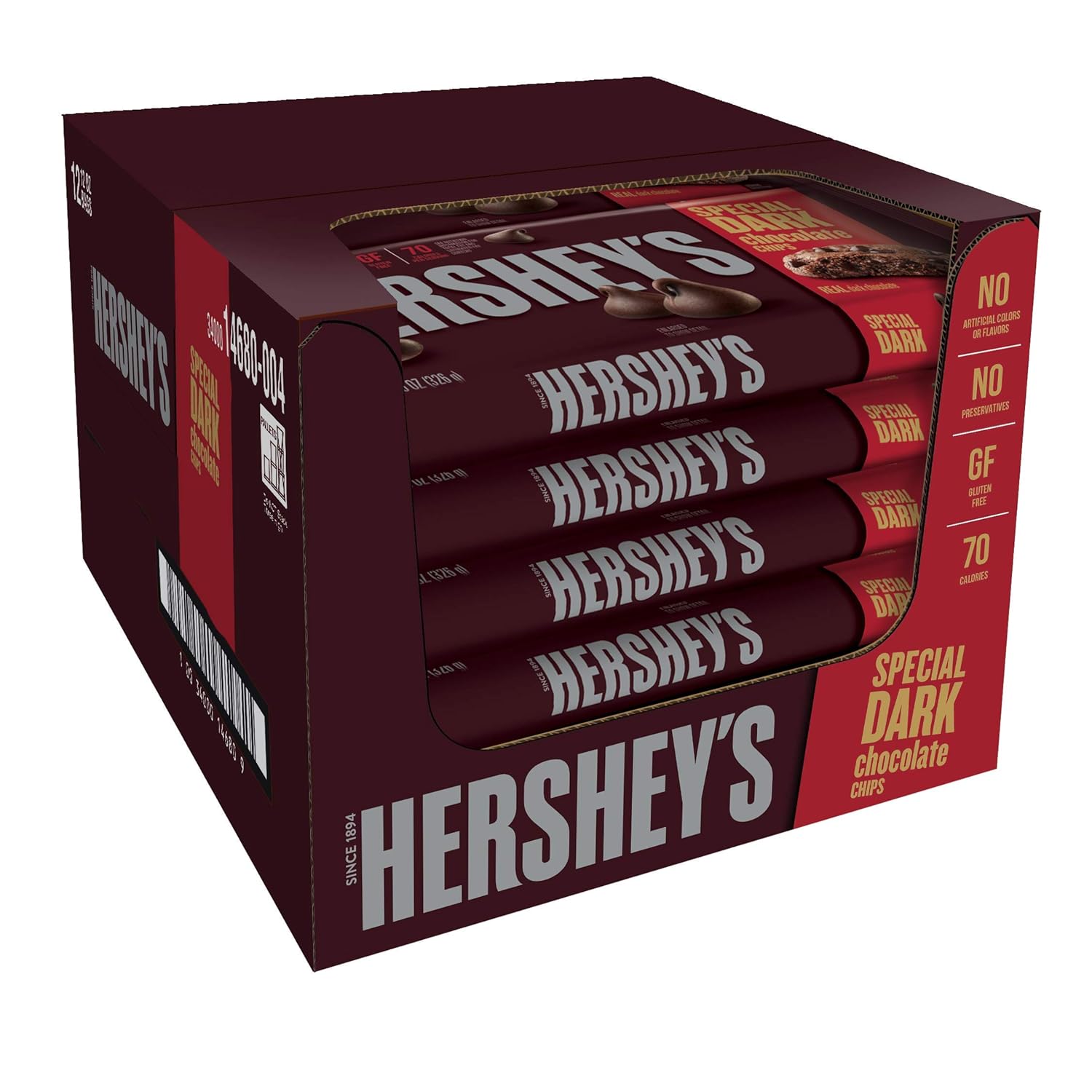 Hershey Special Dark Chips 12oz - 6 Unit Pack