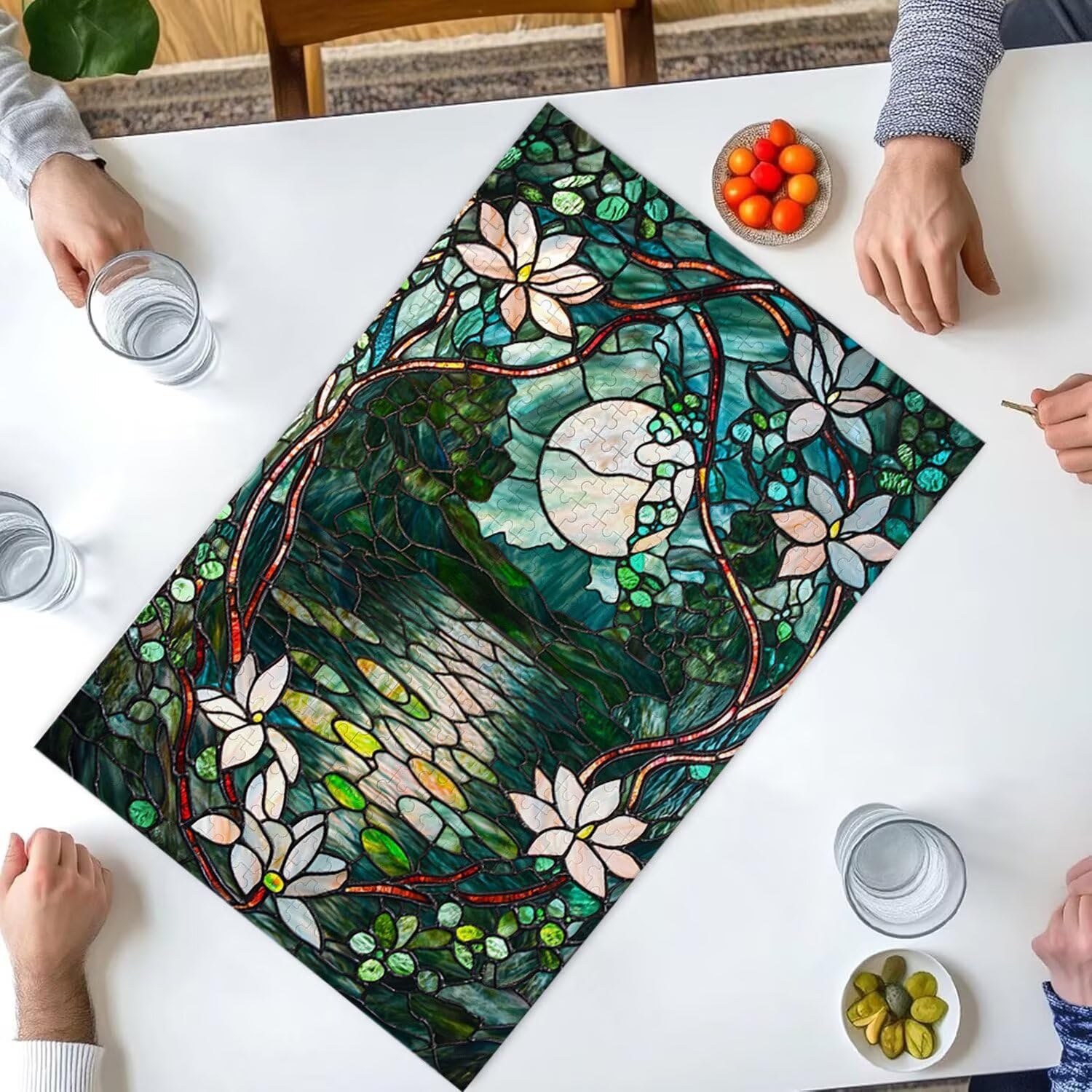 1000 sztuk puzzli, lilia snu 1000 sztuk puzzli dla dorosłych, prezent rocznicowy, prezent świąteczny, dekoracja domu, zapobieganie degeneracji mózgu u osób starszych v-800