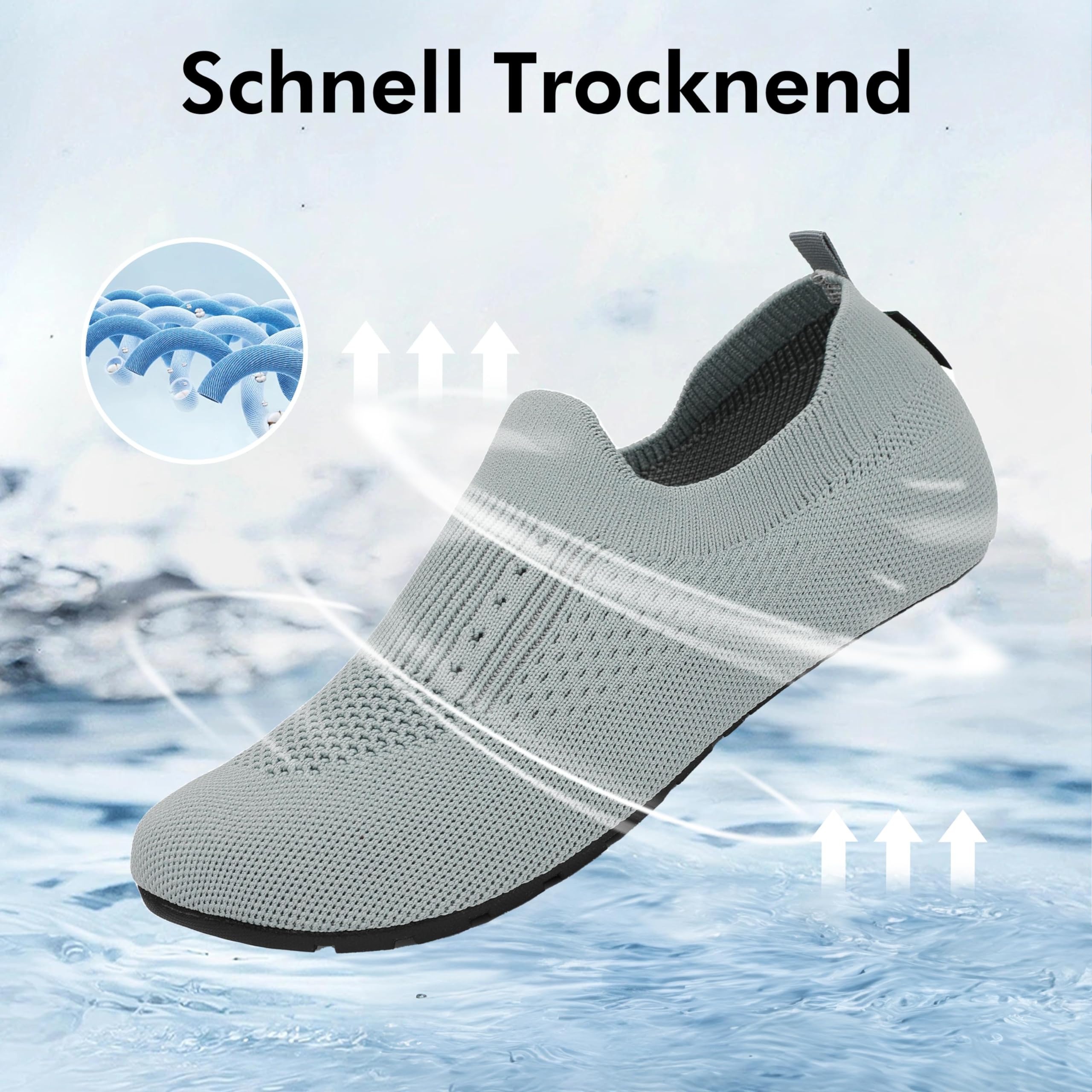 SAGUARO Scarpe da Scoglio Donna Uomo da Immersione Scarpette da Surf Water Shoes Barefoot per Bagno Spiaggia Mare Snorkel Yoga