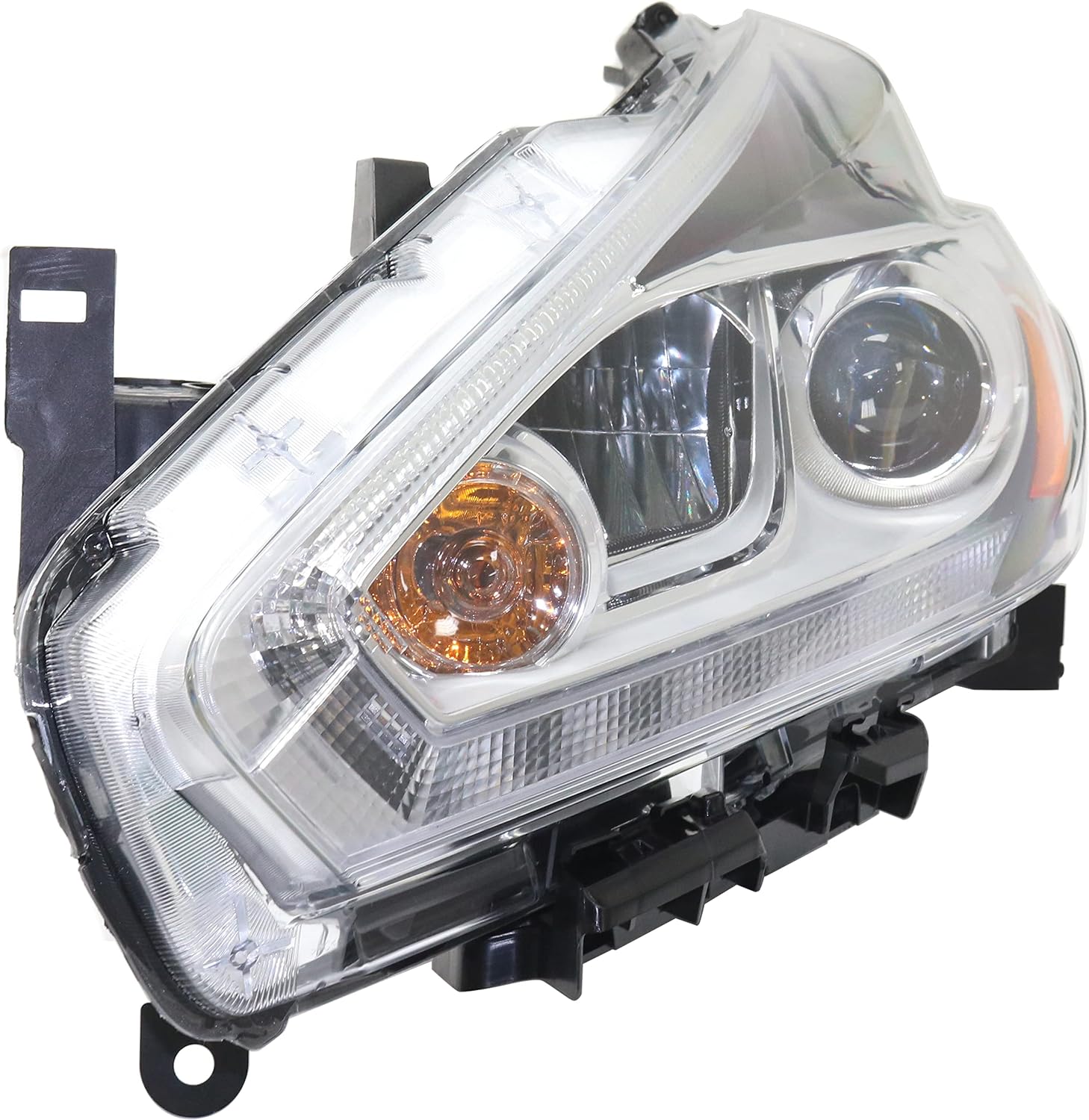 Compatible with 15-18 Murano Front LED Headlight Headlamp Head Light Lamp with Bulb Left Driver Side