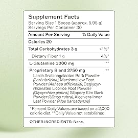 Amy Myers MD Leaky Gut Revive - Gluten-Free & Non-Dairy - Botanical Blend for Healthy Gut Support - GI Health Support with Prebiotic Fiber, Slippery Elm Bark & Marshmallow Root - 6.3 oz (30 Servings)