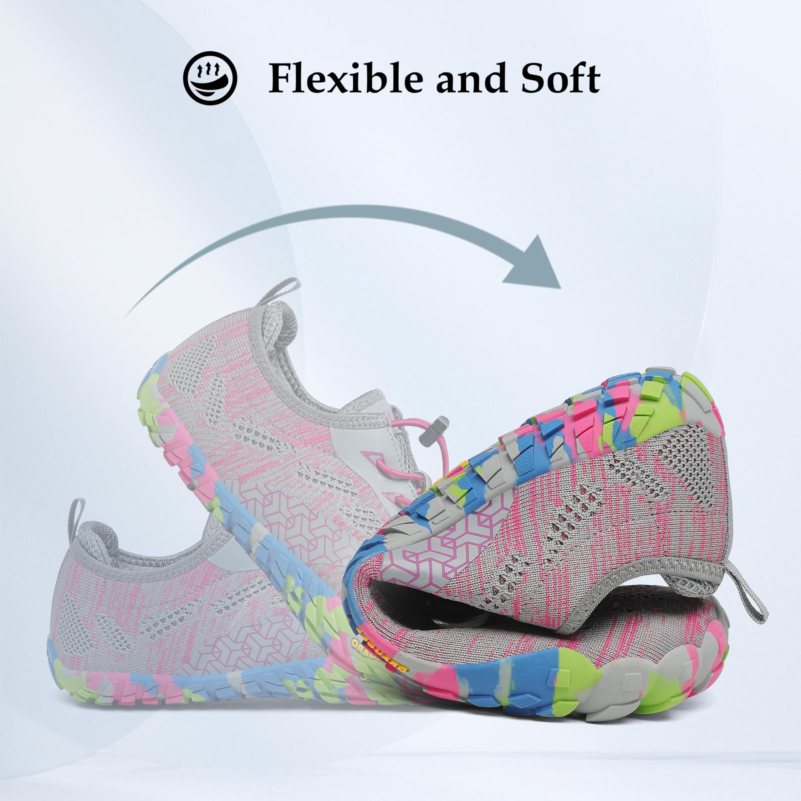 SAGUARO Scarpe Barefoot Minimaliste Uomo Scarpe da Trail Trekking Scarpette da Scoglio
