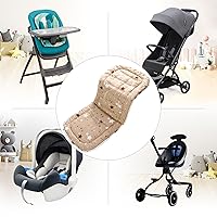 Vista 8 de Cojín para cochecito de bebé, inserto para asiento de automóvil infantil - Colchoneta universal reversible transpirable y suave para cochecito