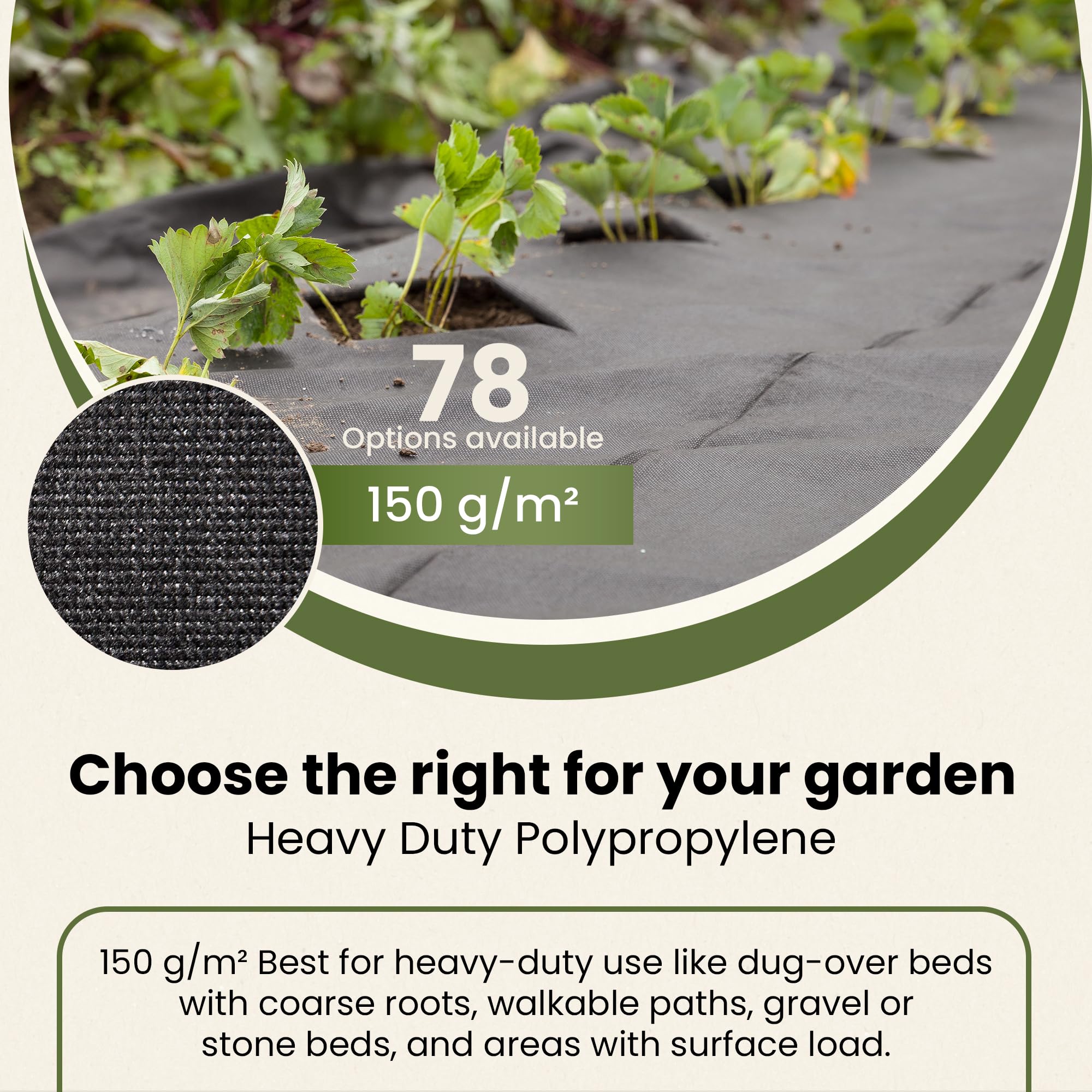 GARDENIX Włóknina przeciw chwastom 80 m² (1,6 m x 50 m) – przepuszczająca wodę 150 g/m² – czarna folia odporna na działanie promieni UV, folia z włókniny, folia chroniąca przed chwastami, folia