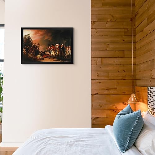 Vista 104 de Declaración de independencia de John Trumbull - Lienzo enmarcado para decoración de pared, lienzos de reproducción de pintura fina Impresión