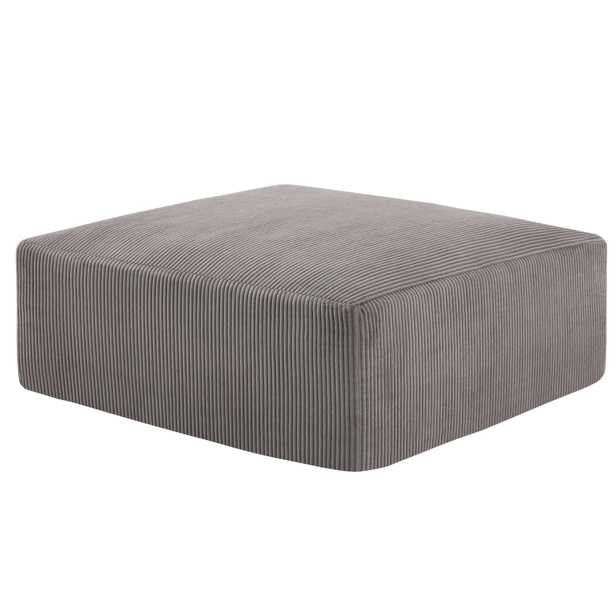 Sectional Sleeper Sofa Couches for Living Room-113'' 3 Seat L-Shaped Lounge Couch-No Assembly Required, Modular Corduroy Convertible Full Sponge Compression Sofas for House, Big Space