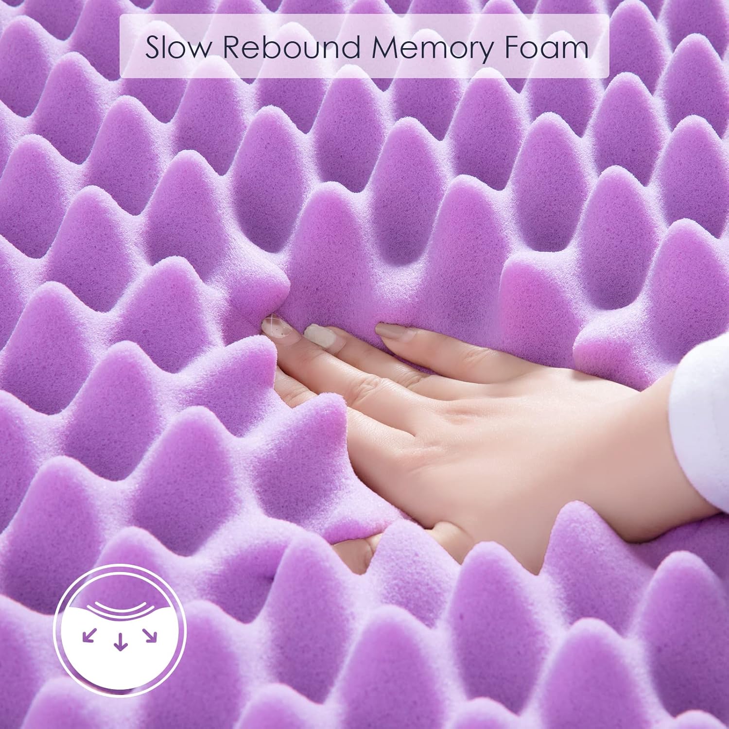 Buy Ganggend 3Inch Mattress Topper, Egg Crate Memory Foam Mattress