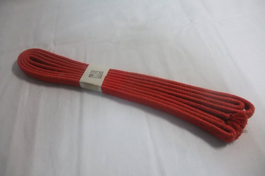 Amazon.co.jp: 下緒 刀用 居合向木綿 赤色下緒 : スポーツ