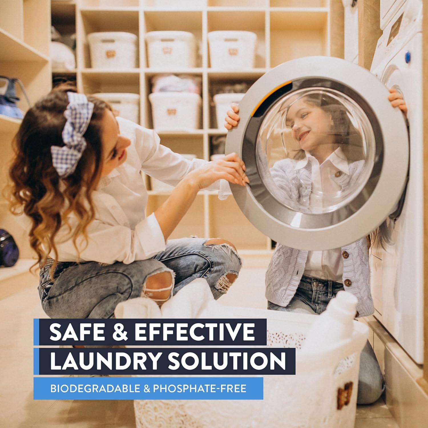 Blue Max Industrial-Strength Laundry Detergent Concentrate - Safely Clean 256 Loads Per Gallon, 1/2 Ounce Per Load, Heavy Duty Concentrated Commercial Formula, 1 Liquid Gallon Bottle, Pack of 1